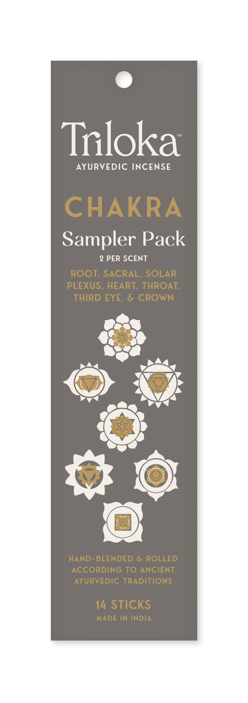 Triloka Chakra Sampler Pack Incense