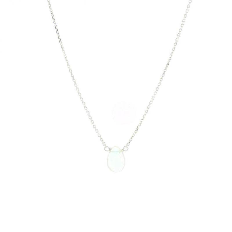 Mila Necklace - Opal: Gold Vermeil