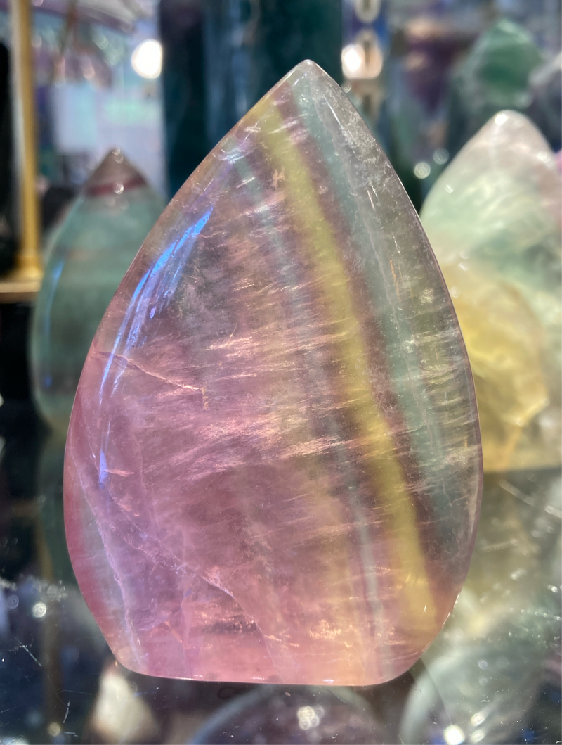 “Candy” Fluorite Flame