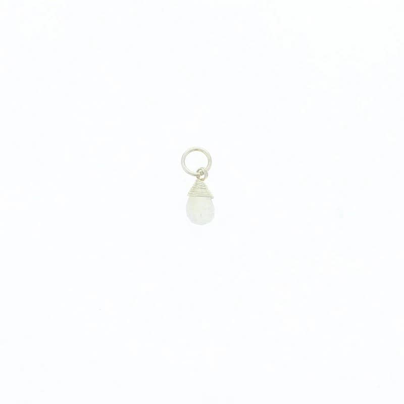 Natural Birthstones Charm: 14K Gold Filled / July