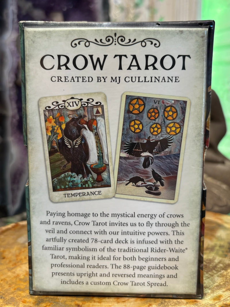 Crow Tarot Deck Created by MJ Cullinane