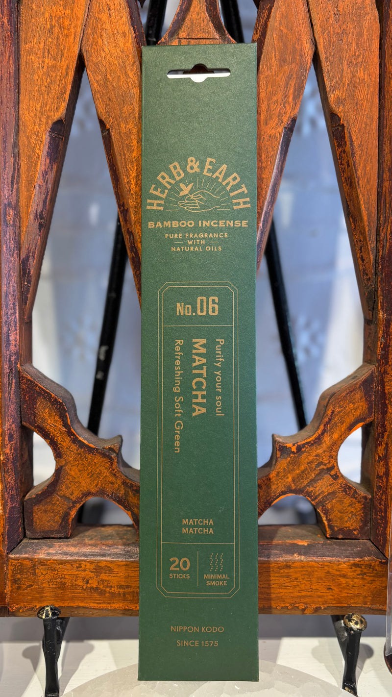 Herb & Earth Matcha Incense