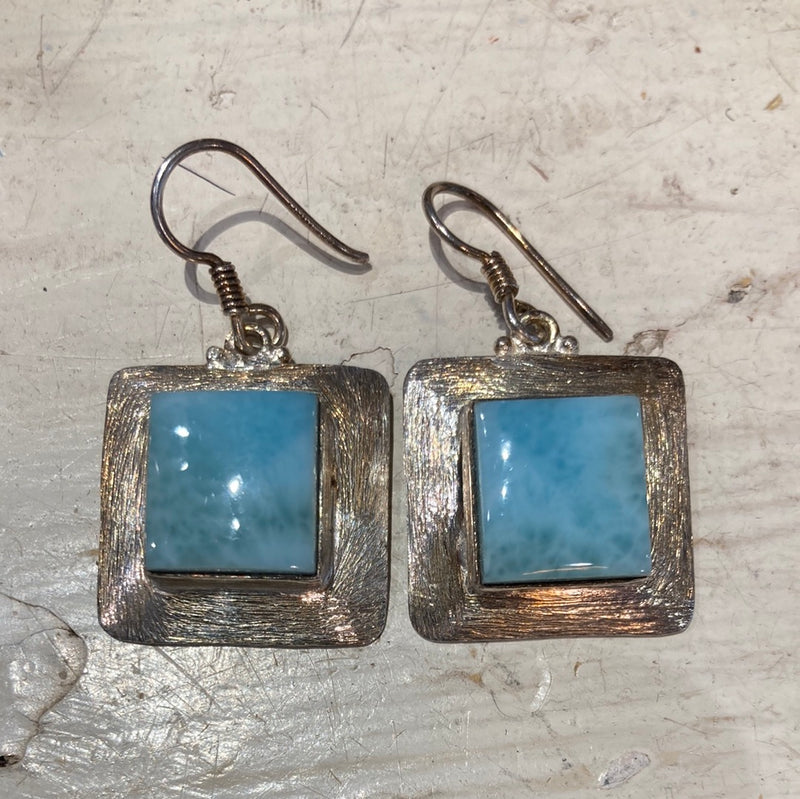 Larimar Earrings