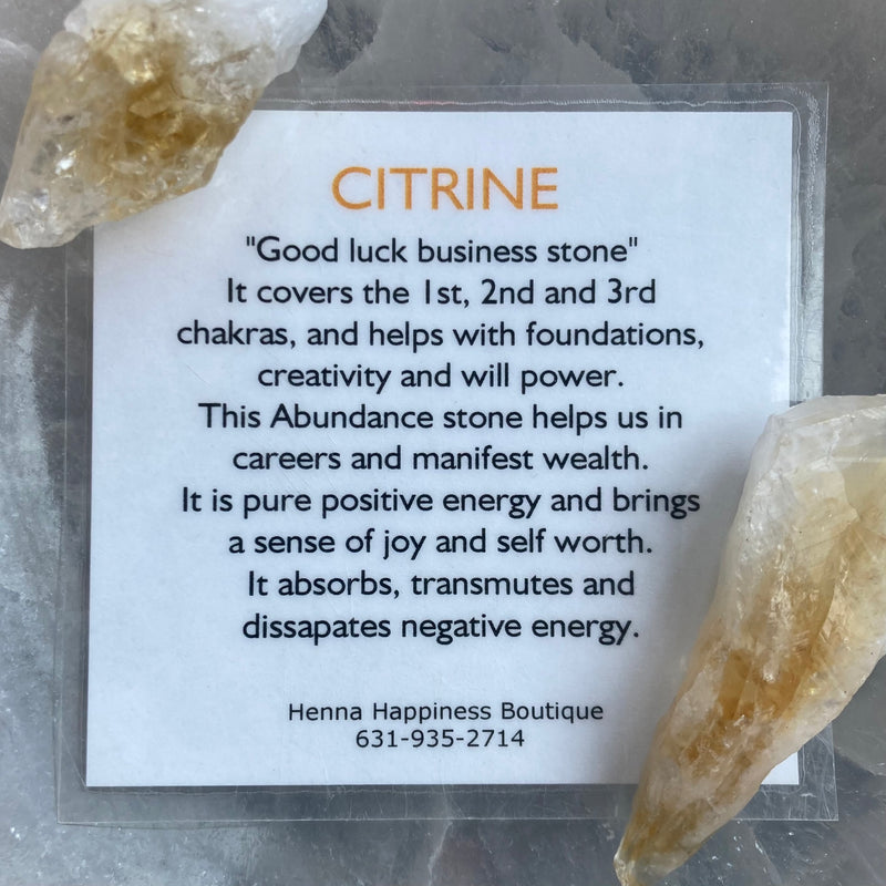 Citrine Butterfly Figurine