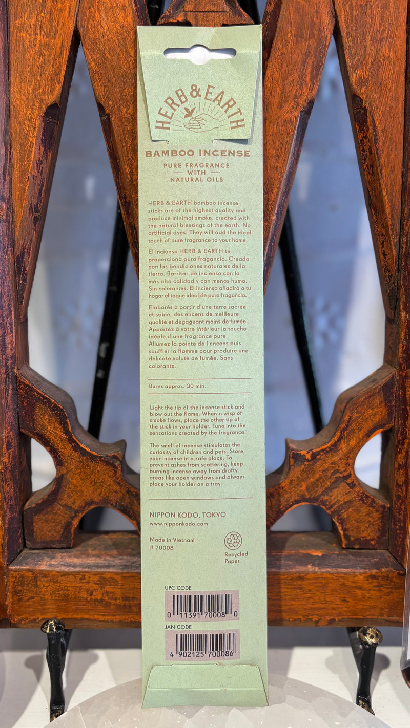 Herb & Earth White Sage Incense