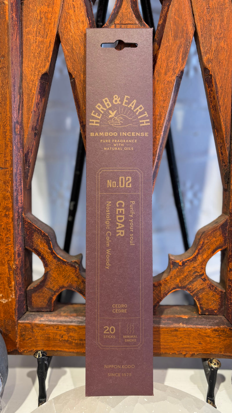 Herb & Earth Cedar Incense