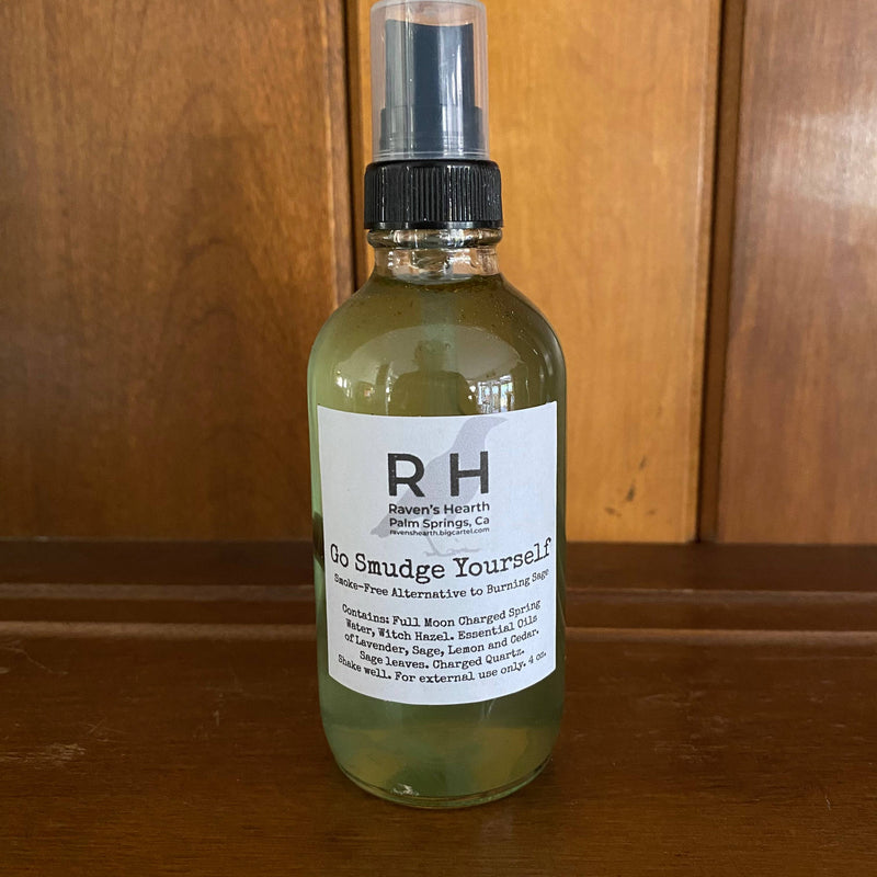 Sage Room Spray
Smoke-Free Cleansing 
“Go Smudge Yourself”: Glass bottle