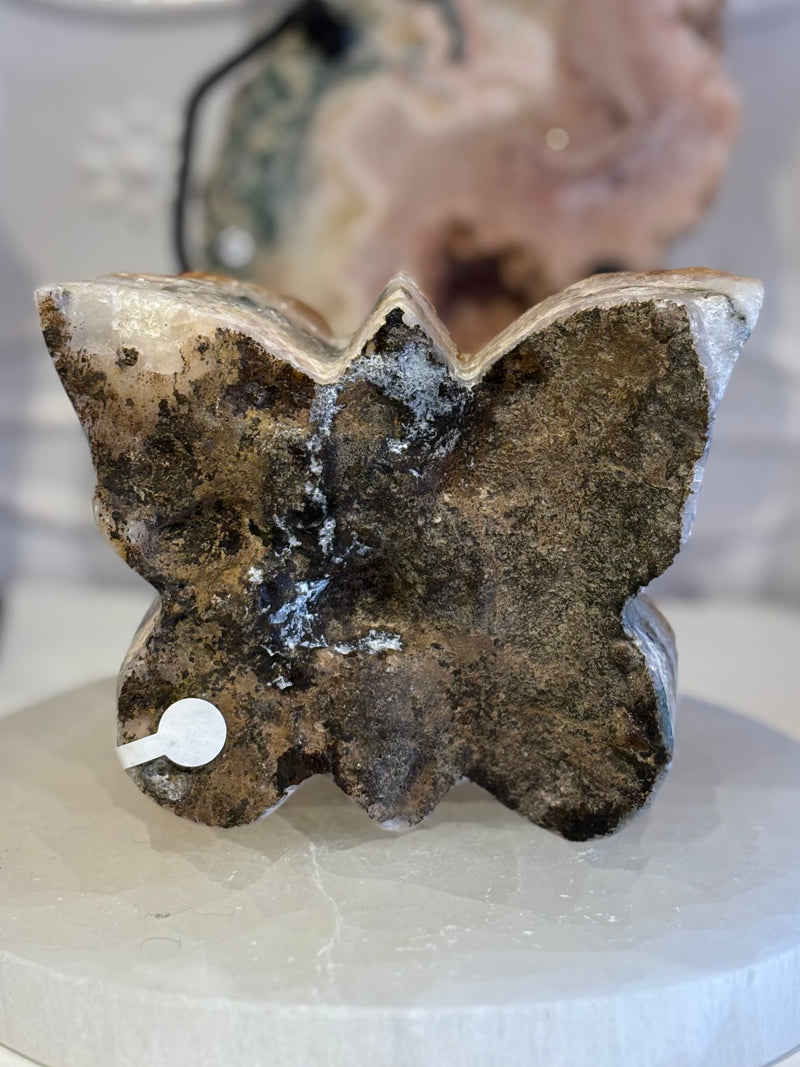 Citrine Butterfly Figurine