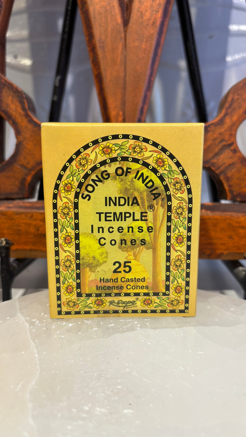 Song of India Temple Incense Cones