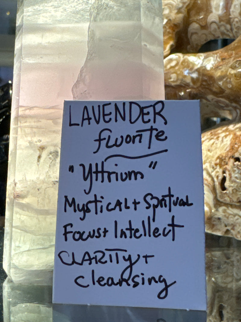 Yittrium “Lavender” Fluorite