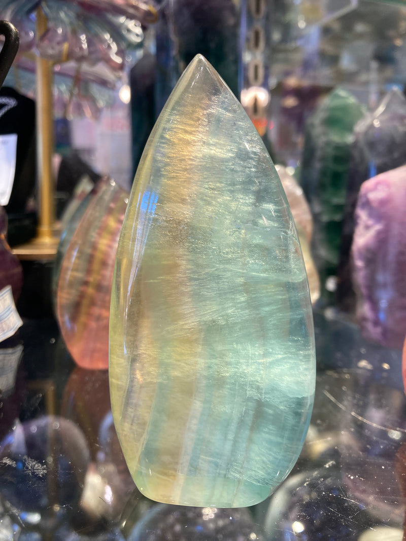 “Candy” Fluorite Flame