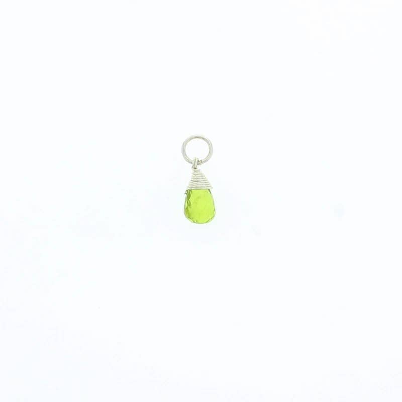 Natural Birthstones Charm: 14K Gold Filled / July