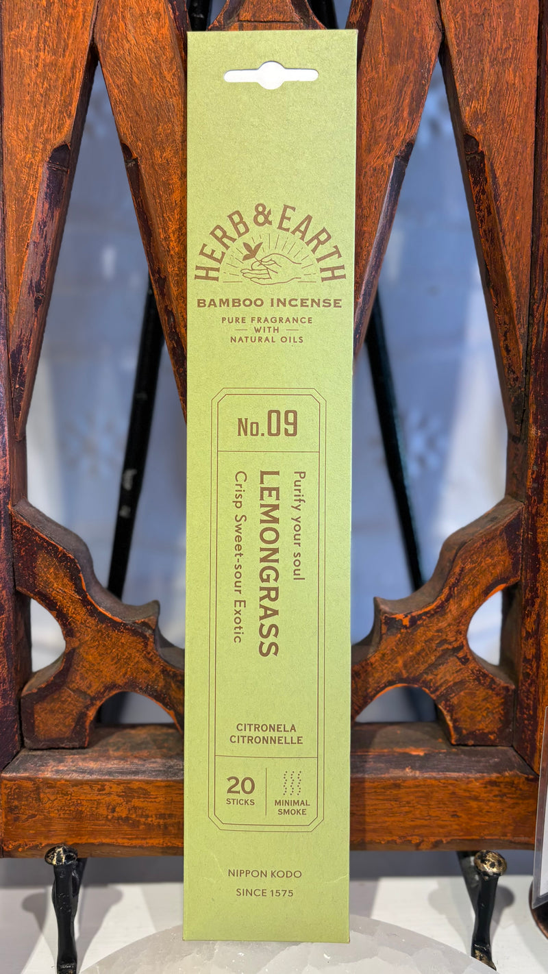 Herb & Earth Lemongrass Incense