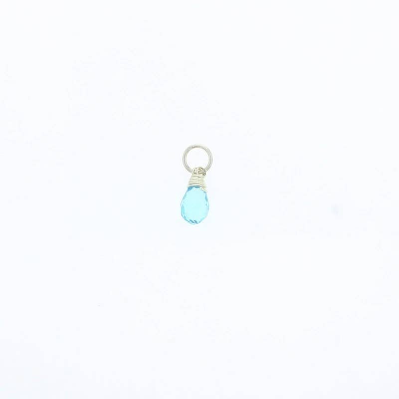 Natural Birthstones Charm: 14K Gold Filled / July