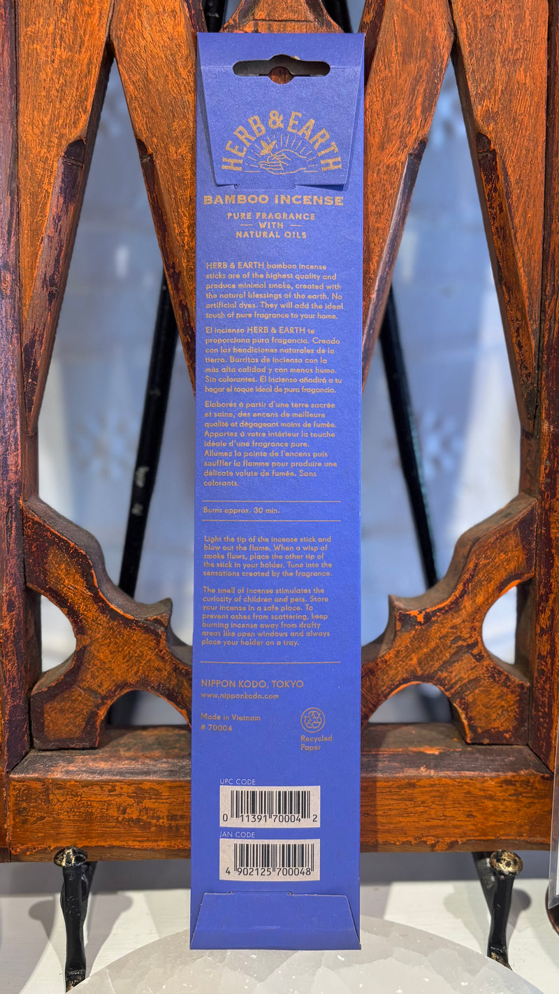 Herb & Earth Lavender Incense