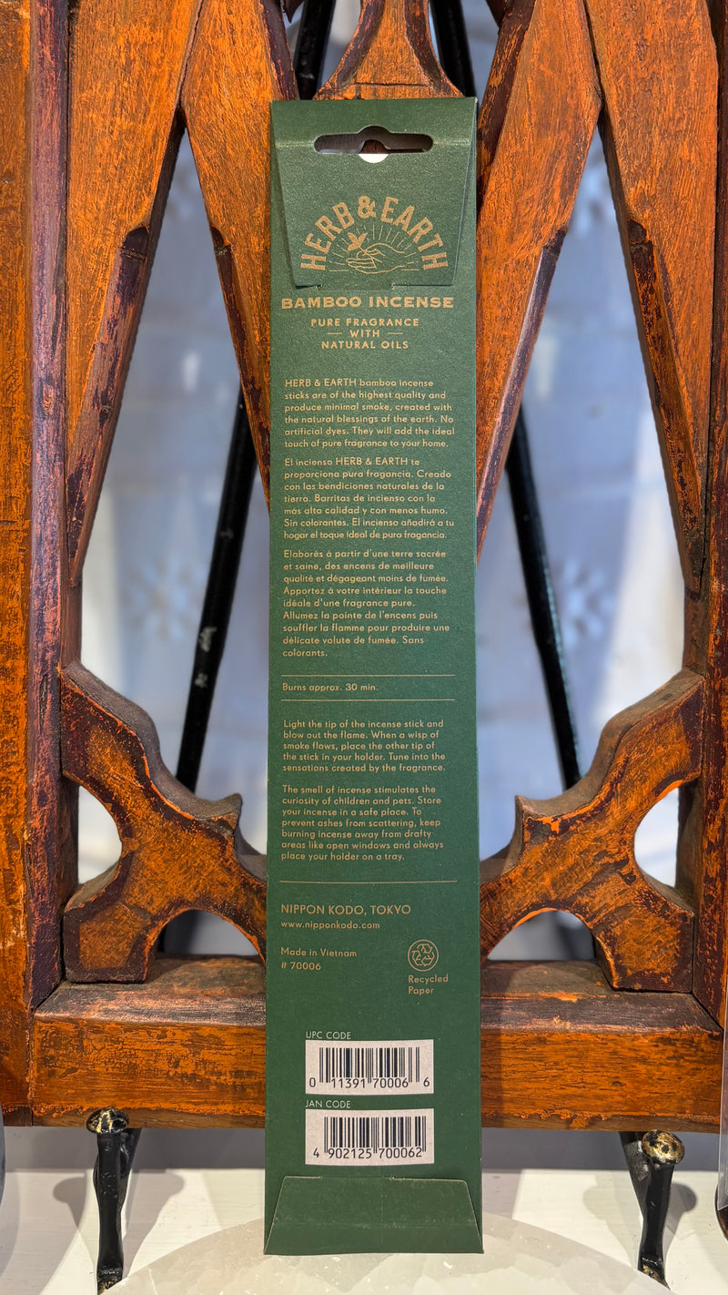 Herb & Earth Matcha Incense