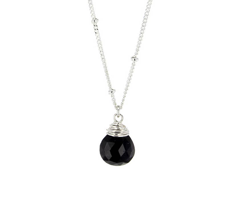 Trinket Stone Necklaces: 16 inches / Coin Pearl / Sterling Silver