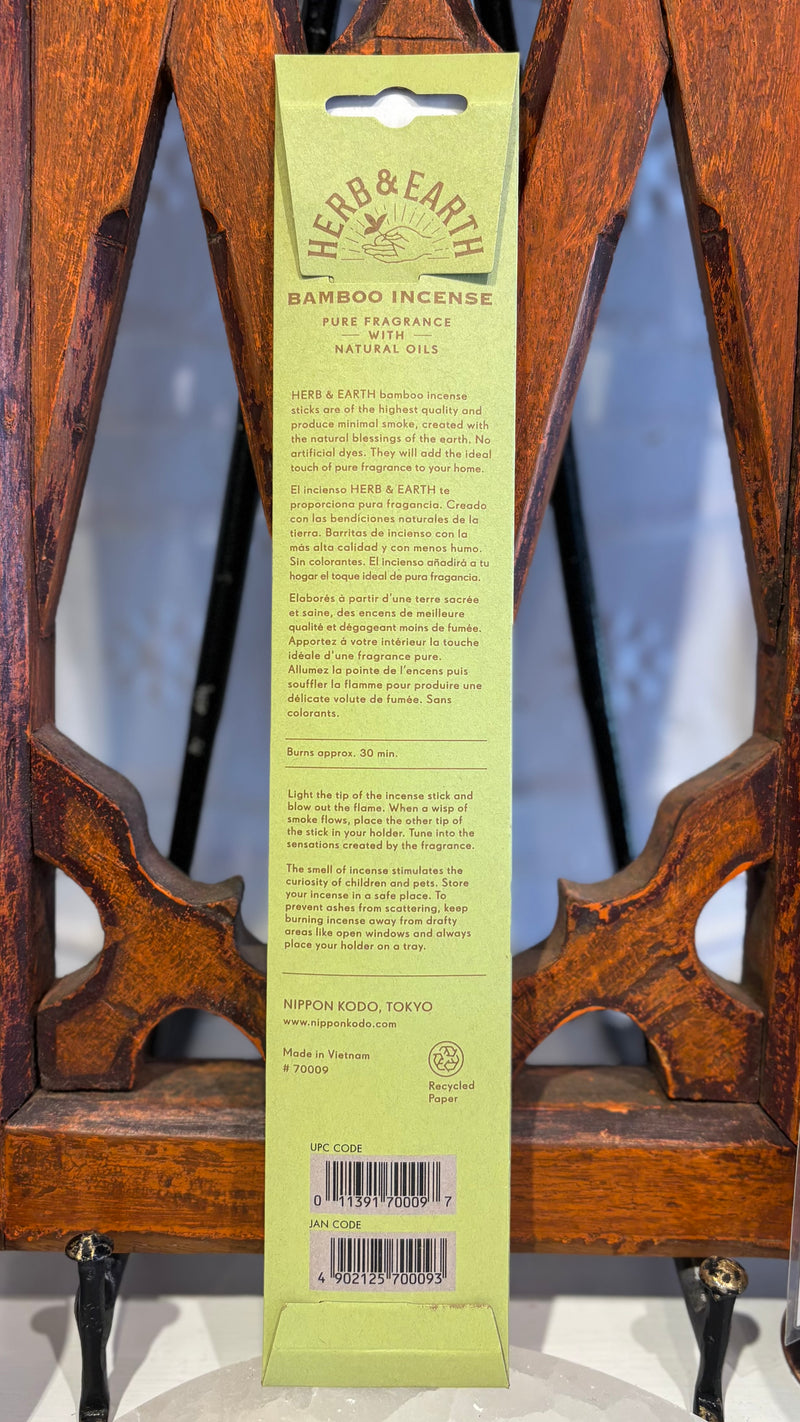 Herb & Earth Lemongrass Incense