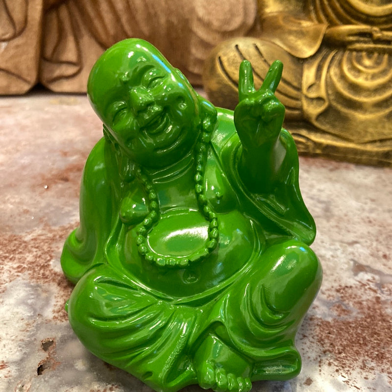 Green peace Buddha