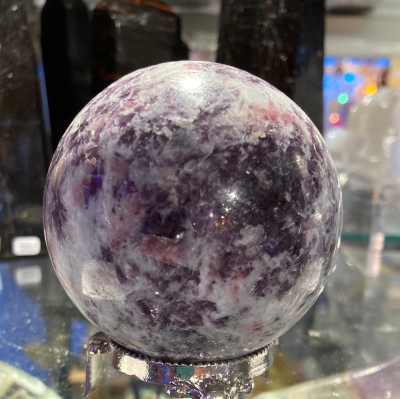 Unicorn stone sphere