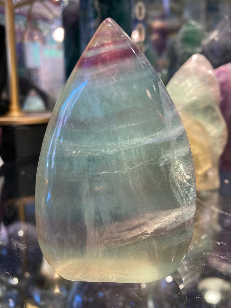 “Candy” Fluorite Flame