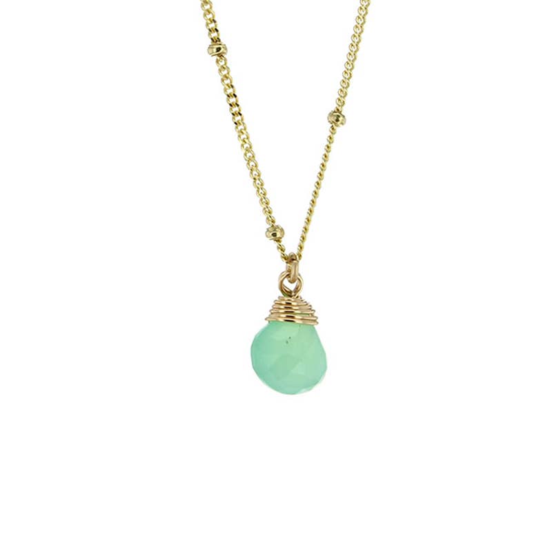 Trinket Stone Necklaces: 16 inches / Coin Pearl / Gold Vermeil