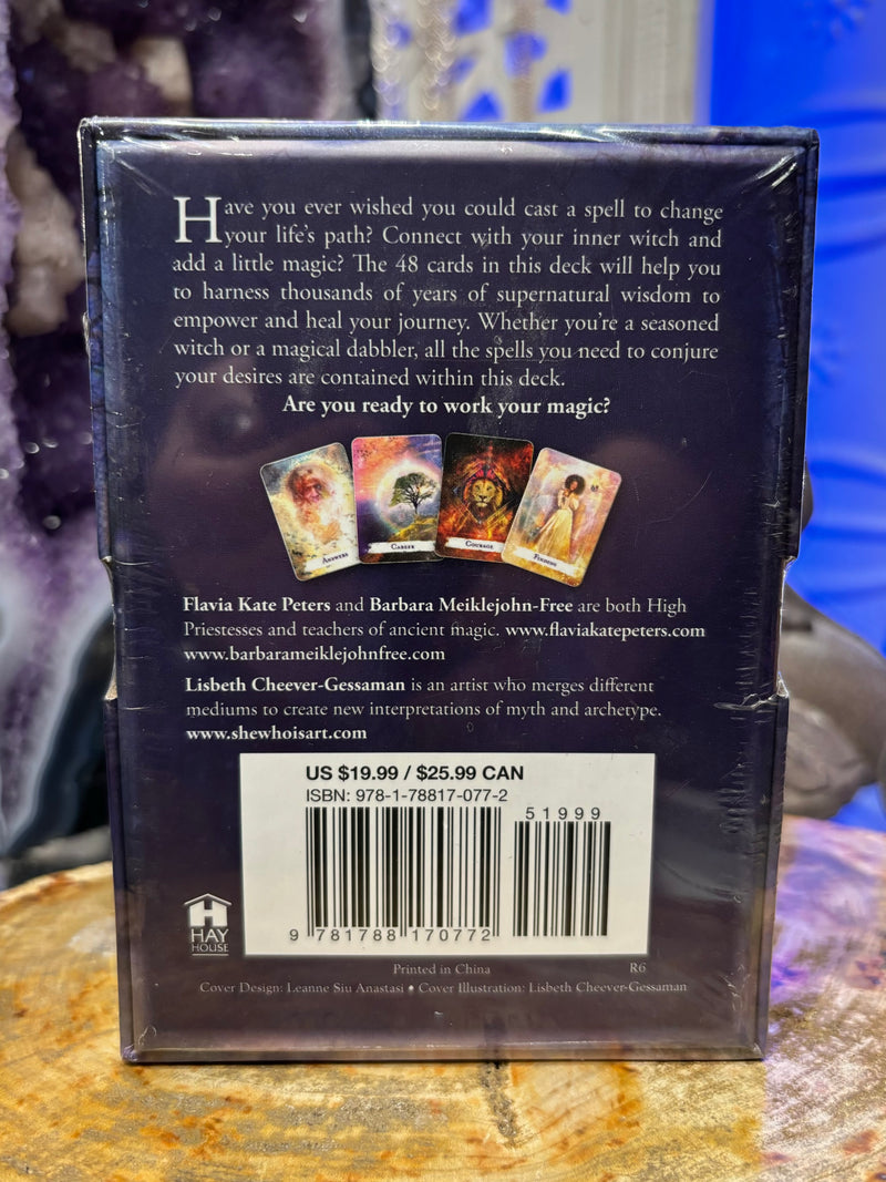 Spellcasting Oracle Cards by Flavia Kate Peters and Barbara Meiklejohn-Free