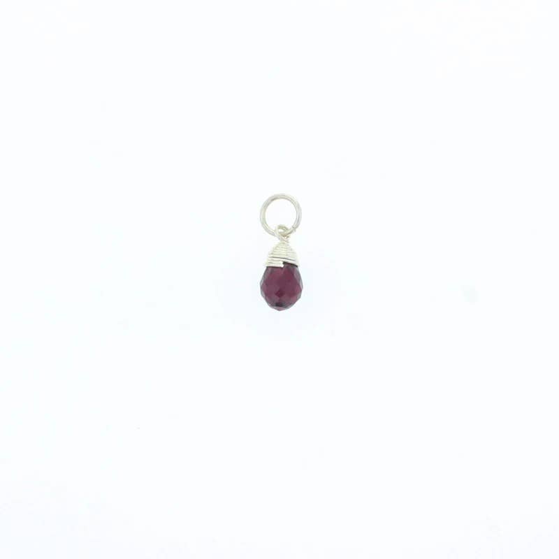 Natural Birthstones Charm: 14K Gold Filled / July