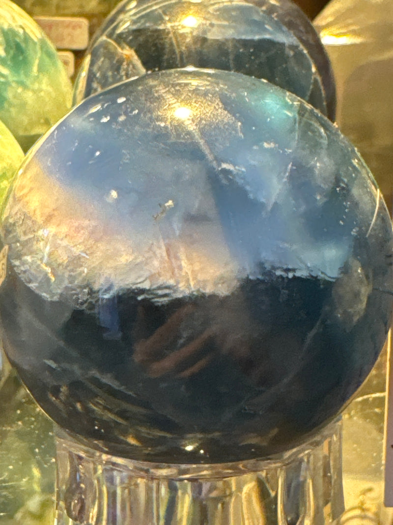 Blue Fluorite Sphere