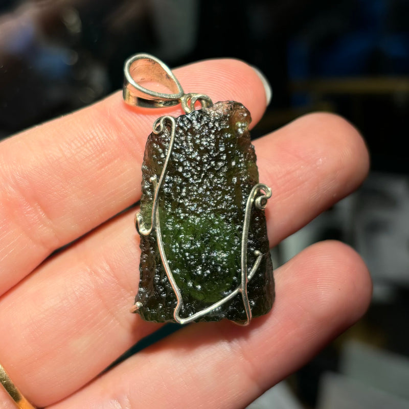 Moldavite Pendant