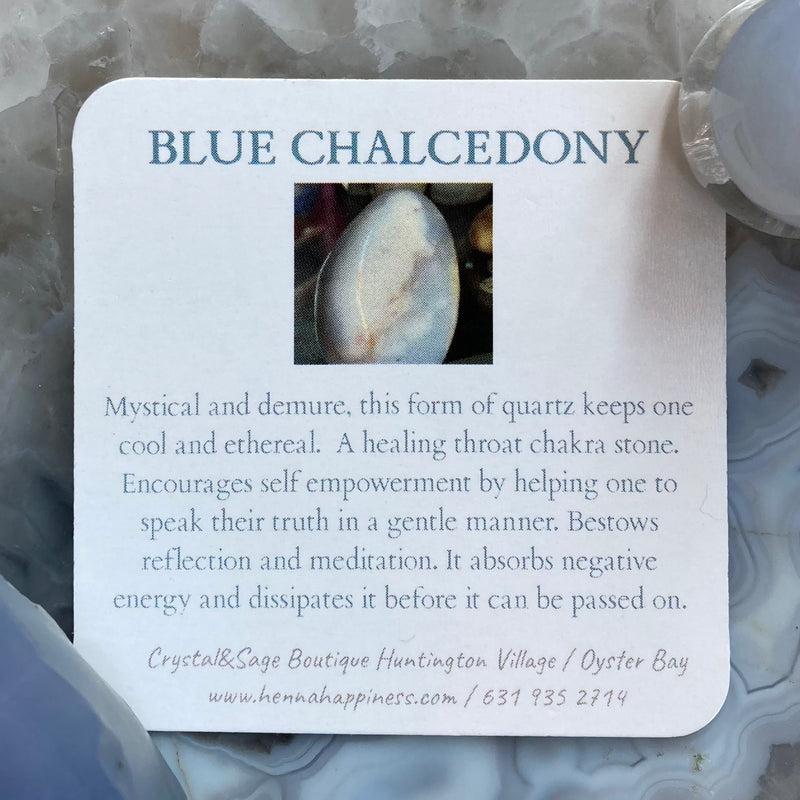 Blue Chalcedony Mini Sphere