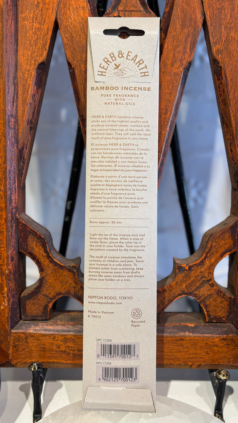 Herb & Earth Vanilla Incense
