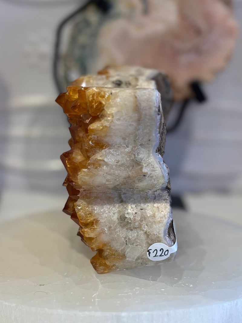 Citrine Butterfly Figurine