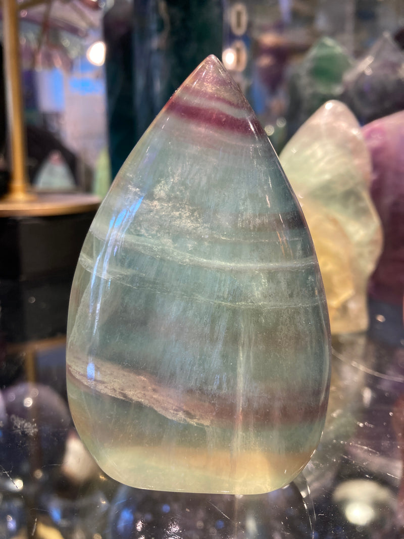 “Candy” Fluorite Flame