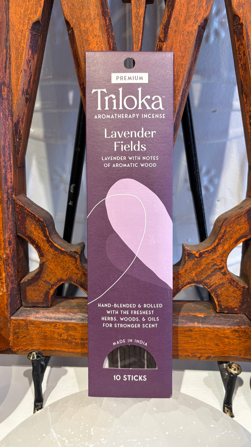 Triloka Aromatherapy Lavender Fields Incense