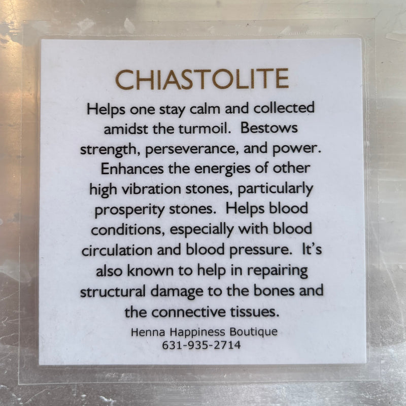 Chiastolite Tumble