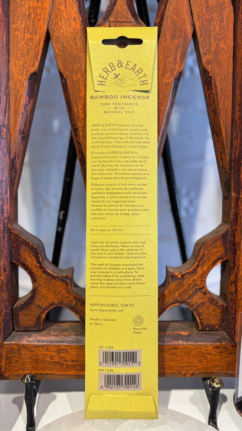 Herb & Earth Jasmine Incense