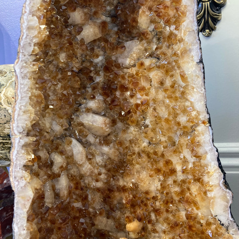 Citrine Cathedral Pair