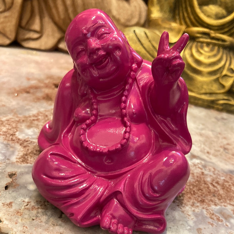 Pink peace Buddha