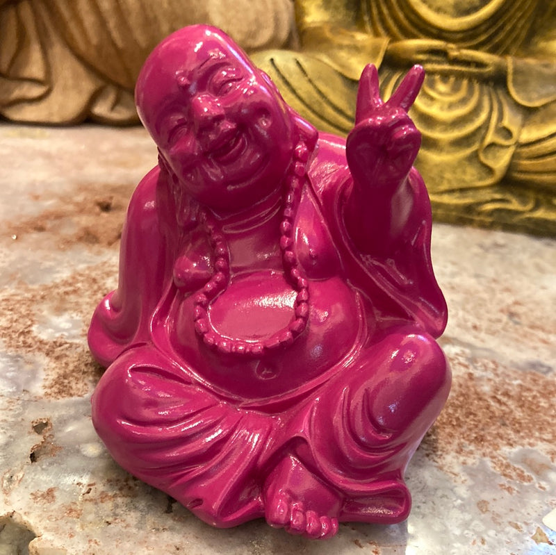 Pink peace Buddha