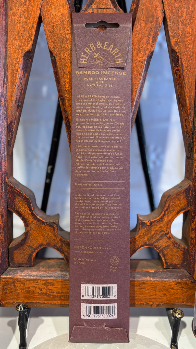 Herb & Earth Cedar Incense