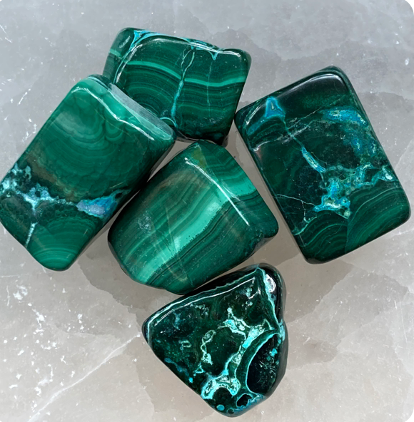 Chrysocolla Malachite Tumble