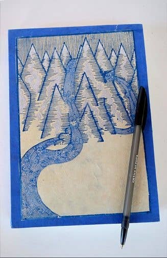 Hardcover Journal River And Mountain, Tree-Free