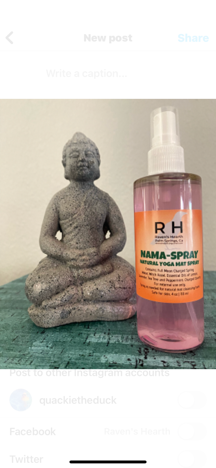 Yoga Mat Spray | Namaspray |
Natural Disinfectant