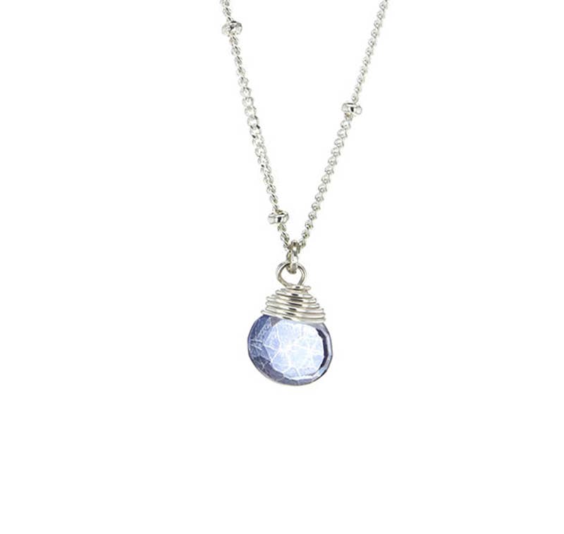 Trinket Stone Necklaces: 16 inches / Coin Pearl / Sterling Silver