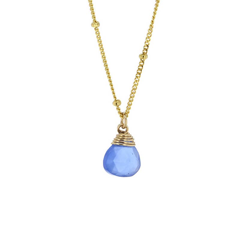 Trinket Stone Necklaces: 16 inches / Coin Pearl / Gold Vermeil