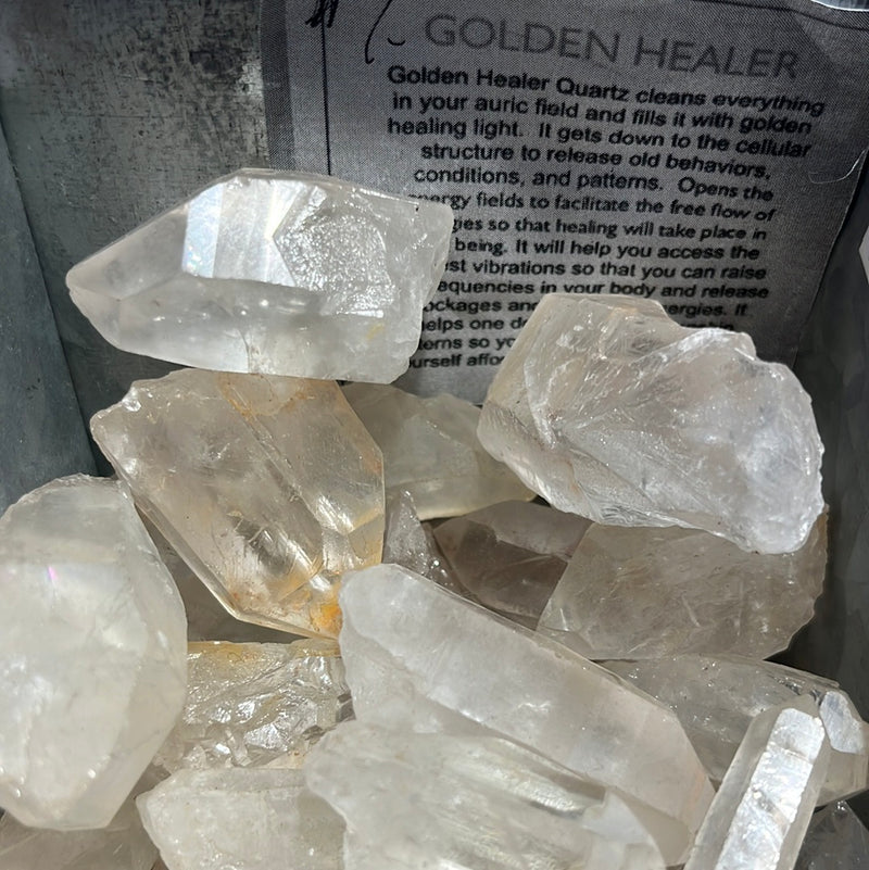 Golden Healer Quartz Point