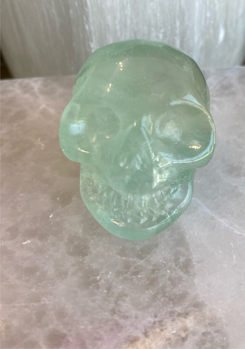 Fluorite Skull