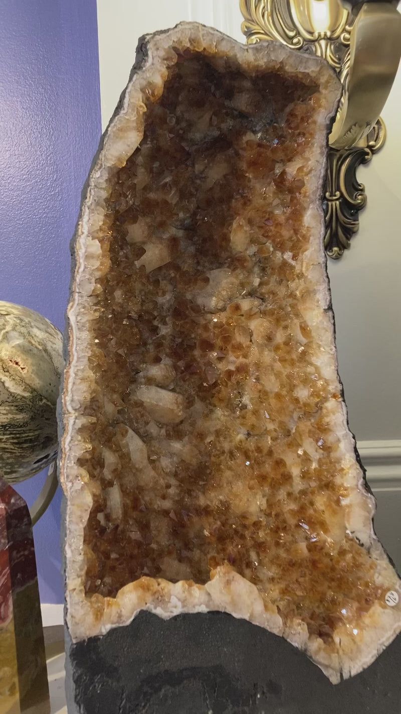 Citrine Cathedral Pair