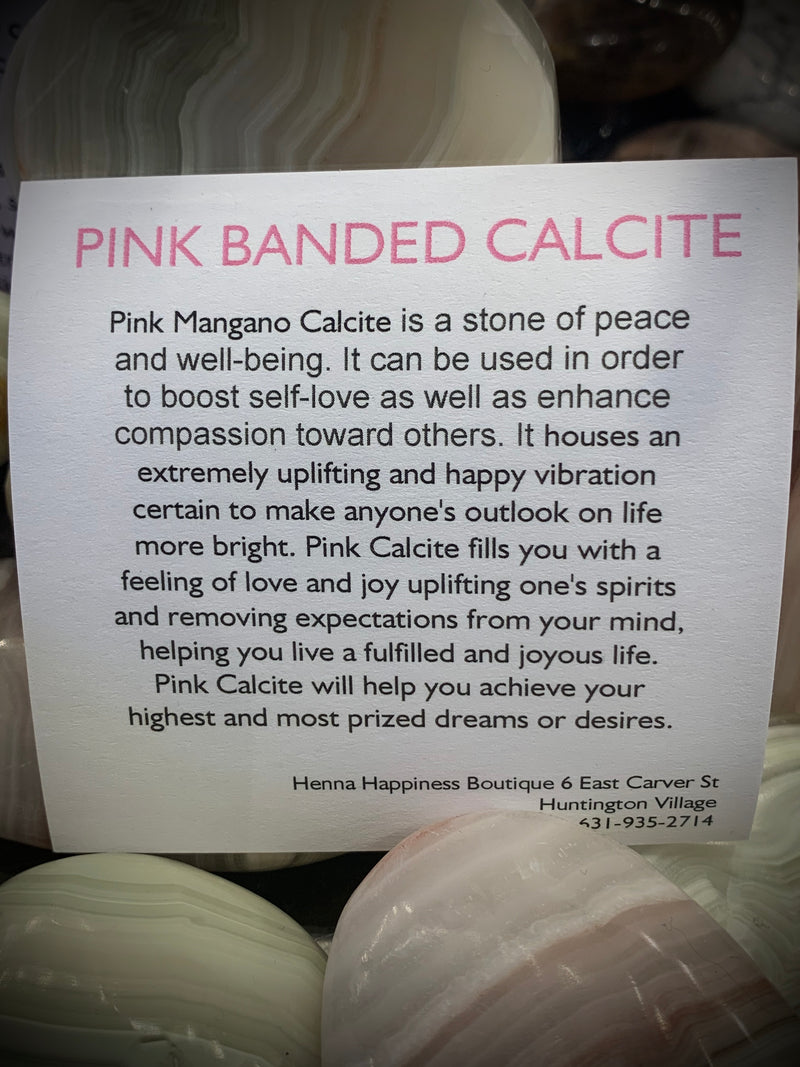 Pink Banded Calcite Cloud